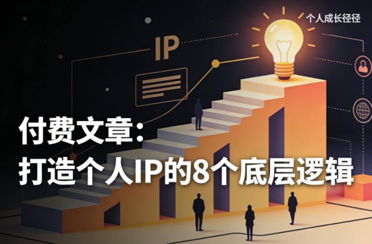 付费文章：打造个人IP的8个底层逻辑-hcnxn