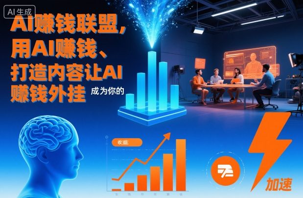 AI賺钱联盟，用AI賺钱、打造内容让AI成为你的賺钱外挂-hcnxn