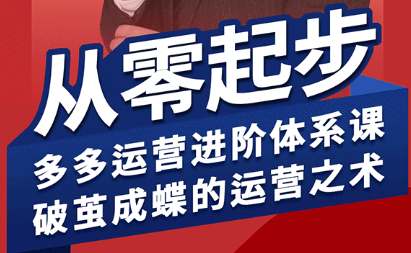 海神·拼多多运营进阶系统课(更新2026)-hcnxn