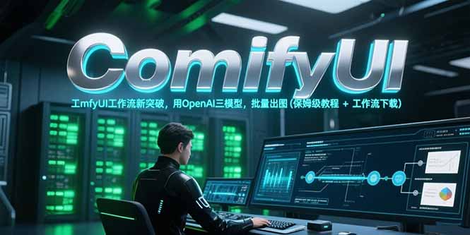 ComfyUI工作流新突破，用OpenAI三模型，批量出图(保姆级教程+工作流下载-hcnxn