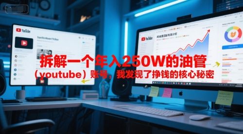 付费文章：拆解一个年入250W的油管(youtube)账号，我发现了挣钱的核心秘密-hcnxn
