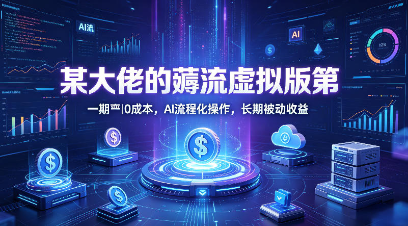 某大佬的薅流虚拟版第一期丨0成本，AI流程化操作，长期被动收益-hcnxn
