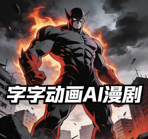 字字动画AI漫剧2026年第1期系统课程，小白看完就能学会实操的漫剧课，单人月收1-3W-hcnxn