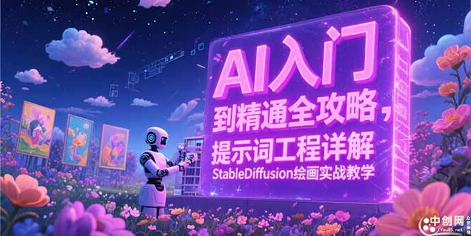 AI入门到精通全攻略，提示词工程详解，StableDiffusion绘画实战教学-hcnxn