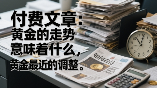 付费文章：黄金的走势意味着什么，如何看待黄金最近的调整-hcnxn