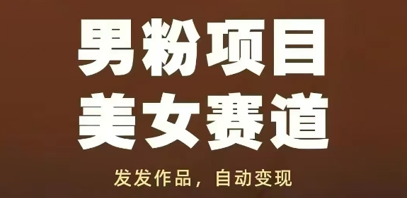 男粉项目美女赛道，发发作品，轻松获流自动变现-hcnxn