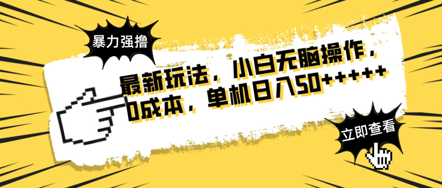 最新玩法 广告暴力强撸 傻瓜式操作 无需养鸡 矩阵式操作 可无限放大 单...-hcnxn