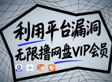 利用平台漏洞，无限撸网盘VIP会员，用户亲测有效!【漏洞原理+操作演示】-hcnxn