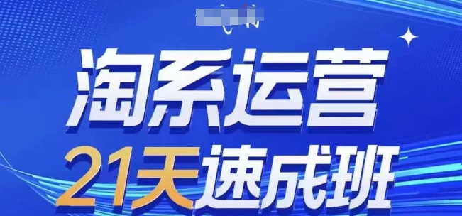 淘系运营21天速成班(更新25年3月)，0基础轻松搞定淘系运营，不做假把式-hcnxn