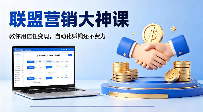 联盟营销大神课，教你用信任变现，自动化賺钱还不费力【原创双语字幕】-hcnxn