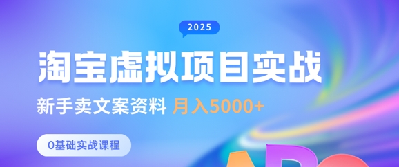 淘宝虚拟项目垂直玩法，新手卖文案资料，月入5k+-hcnxn