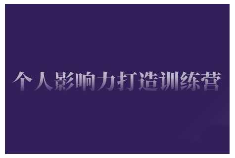 个人影响力打造训练营，掌握公域引流、私域运营、产品定位等核心技能，实现从0到1的个人IP蜕变-hcnxn