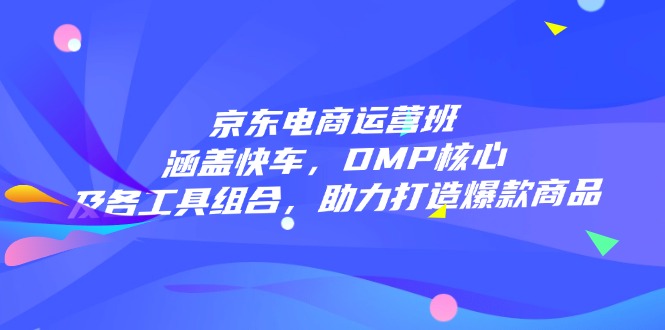 京东电商运营班：涵盖快车，DMP核心及各工具组合，助力打造爆款商品-hcnxn
