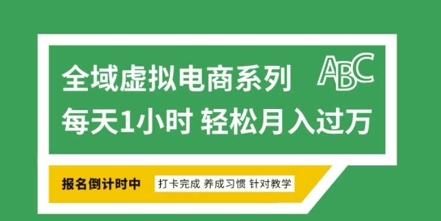 全域虚拟电商变现系列，通过平台出售虚拟电商产品从而获利-hcnxn