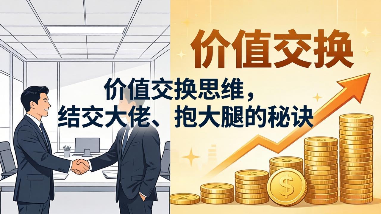 某付费文章：价值交换思维，结交大佬、抱大腿的秘诀-hcnxn