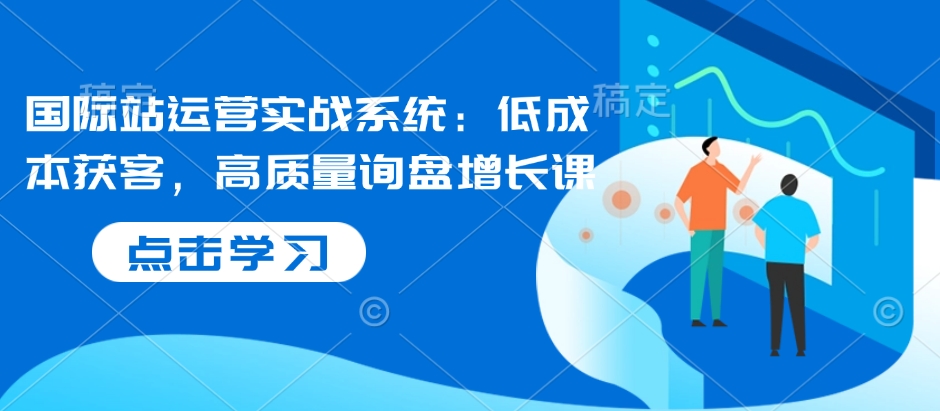 国际站运营实战系统：低成本获客，高质量询盘增长课-hcnxn