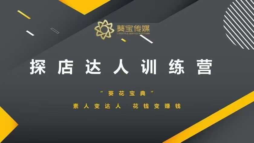 探店达人训练营，素人变达人，花钱变赚钱-hcnxn