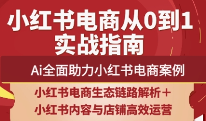 天诺老吴·2025小红书电商全链路运营-hcnxn