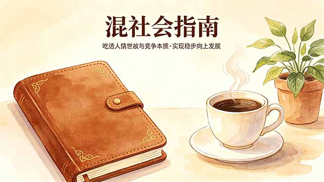 付费文章：混社会指南，吃透人情世故与竞争本质，实现稳步向上发展-hcnxn