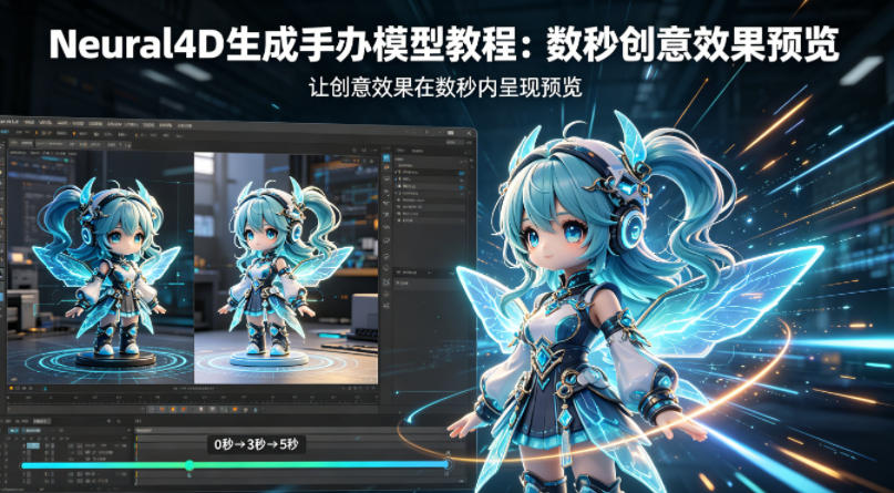 Neural4D生成手办模型教程，让创意效果在数秒内呈现预览-hcnxn