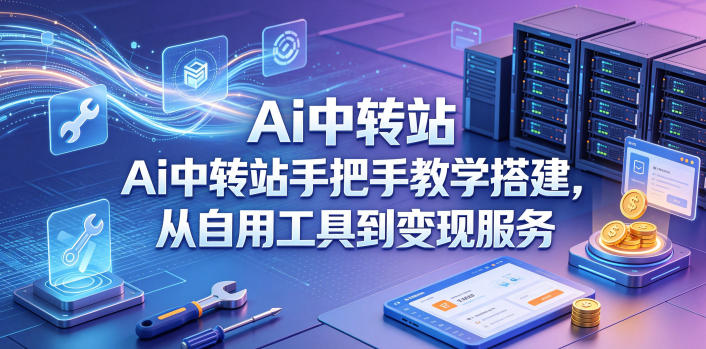 Ai中转站手把手教学搭建，从自用工具到变现服务-hcnxn