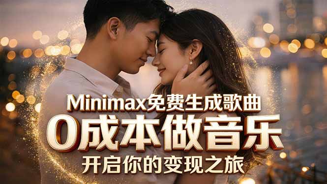 Minimax免费生成歌曲实测！0成本做音乐，说唱流行Lofi一键生成-hcnxn