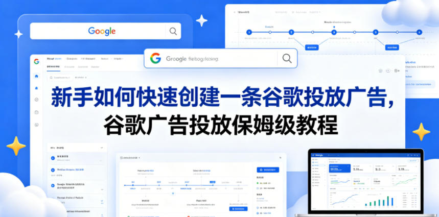 新手如何快速创建一条谷歌投放广告，谷歌广告投放保姆级教程-hcnxn