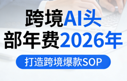 跨境AI头部年费2026年，打造跨境爆款SOP(更新5月)-hcnxn