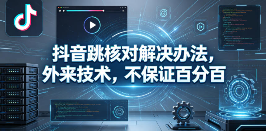 抖音跳核对解决办法，外来技术，不保证百分百-hcnxn