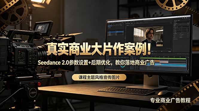 真实商业大片作案例！Seedance 2.0参数设置+后期优化，教你落地商业广告-hcnxn
