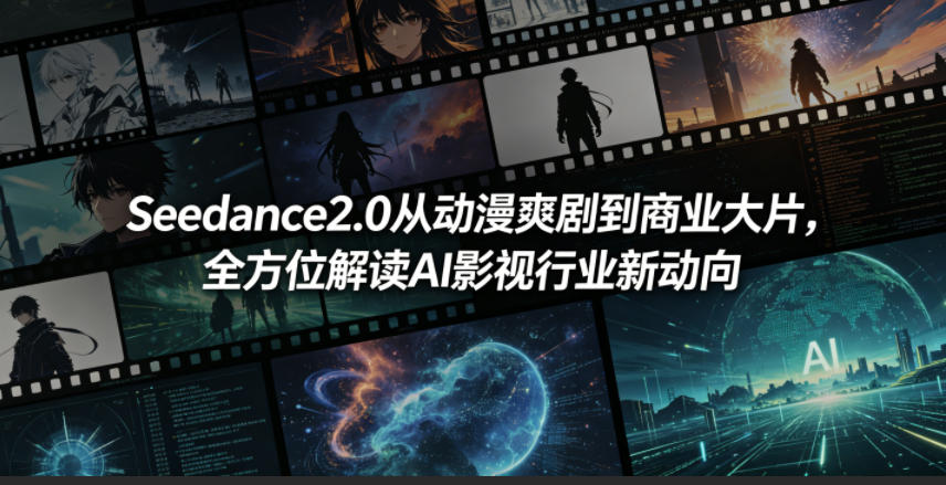 Seedance2.0从动漫爽剧到商业大片，全方位解读AI影视行业新动向-hcnxn