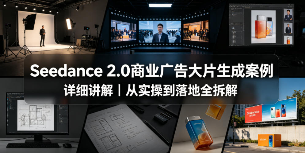 Seedance 2.0商业广告大片生成案例详细讲解｜从实操到落地全拆解-hcnxn