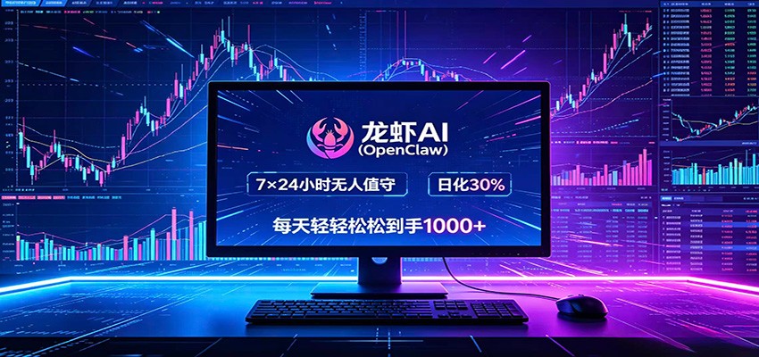 龙虾AI(OpenClaw)全自动挂机，智能操控电脑高效执行任务，每天轻松到手四位数-hcnxn