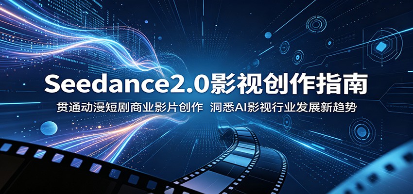 Seedance2.0影视创作指南：贯通动漫短剧商业影片创作，洞悉AI影视行业发展新趋势-hcnxn