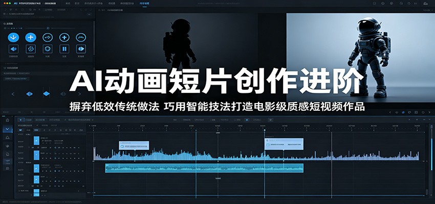 AI动画短片创作进阶：摒弃低效传统做法，巧用智能技法打造电影级质感短视频作品-hcnxn