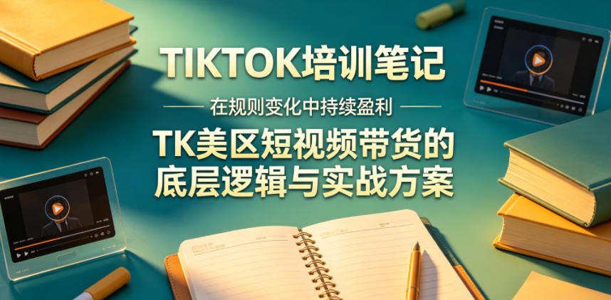 视界跨境TIKTOK4月17培训笔记，在规则变化中持续盈利，TK美区短视频带货的底层逻辑与实战方案【文档】-hcnxn