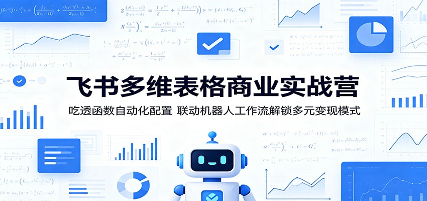 飞书多维表格商业实战营：吃透函数自动化配置，联动机器人工作流解锁多元变现模式-hcnxn
