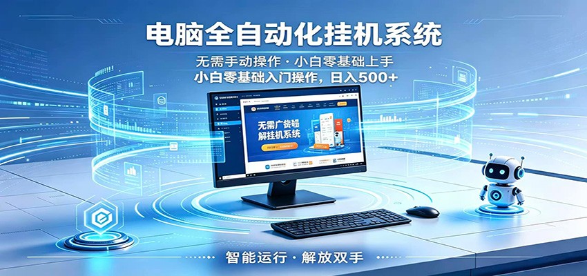 智能广告挂机无需值守，小白上手轻松实现每日增收-hcnxn