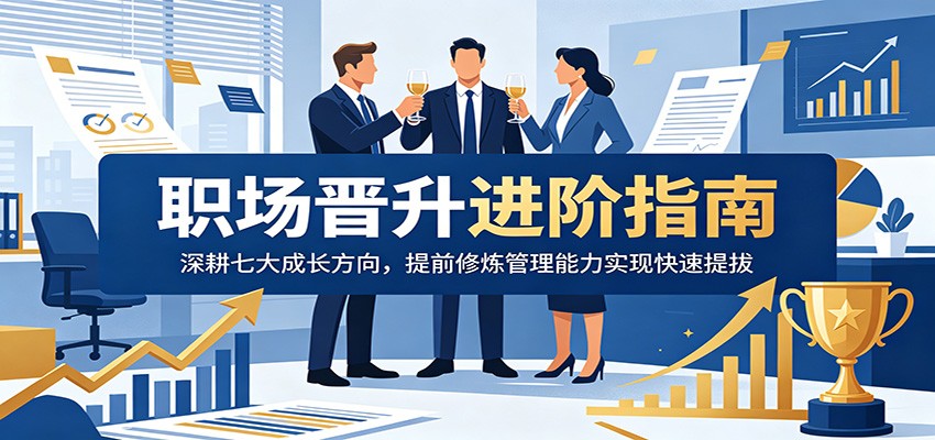 职场晋升进阶指南：深耕七大成长方向，提前修炼管理能力实现快速提拔-hcnxn