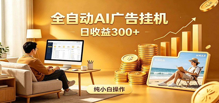 AI风口项目，全程解放双手，后台自动运行赚取收益，每天稳定收益300+-hcnxn