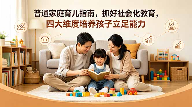 付费文章：普通家庭育儿指南，抓好社会化教育，四大维度培养孩子立足能力-hcnxn