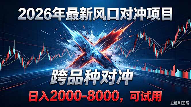 2026创业新风口！最新对冲！跨品种对冲！日收益2000-6000+-hcnxn