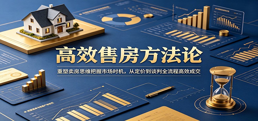 高效售房方法论：重塑卖房思维把握市场时机，从定价到谈判全流程高效成交-hcnxn