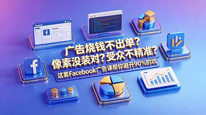 广告烧钱不出单？像素没装对？受众不精准？这套Facebook广告课帮你避开90%的坑-原创双语字幕-hcnxn