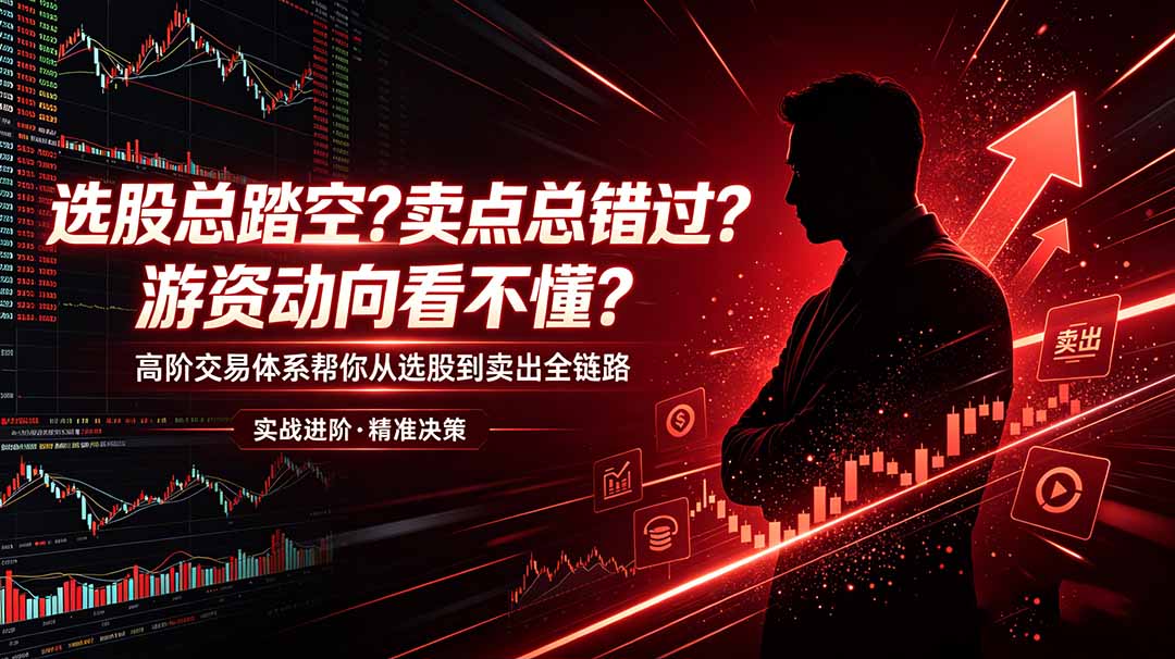 选股总踏空？卖点总错过？游资动向看不懂？高阶交易体系帮你从选股到卖出全链路(更新6月-hcnxn