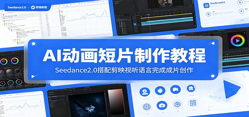 AI动画短片制作教程：Seedance2.0搭配剪映视听语言完成成片创作-hcnxn