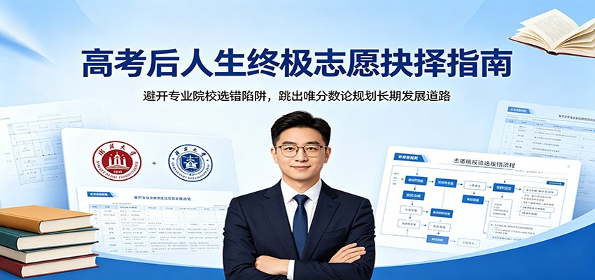 高考后人生终极志愿抉择指南：避开专业院校选错陷阱，跳出唯分数论规划长期发展道路-hcnxn