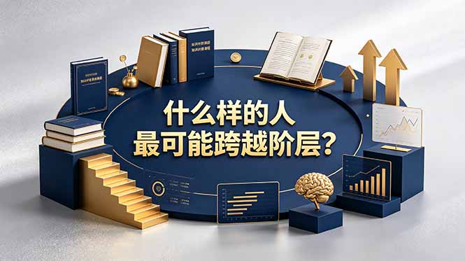 付费文章：什么样的人最可能跨越阶层？具备这五种特质，普通人也能顺利跨越阶层-hcnxn