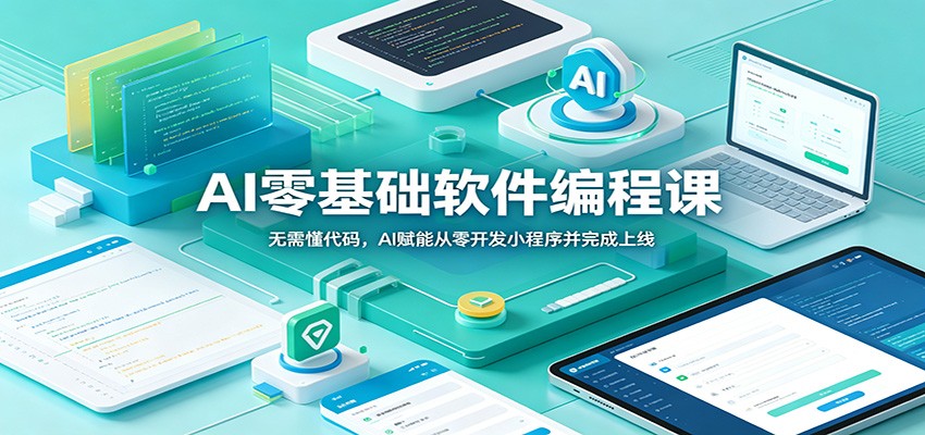 AI零基础软件编程课：无需懂代码，AI赋能从零开发小程序并完成上线-hcnxn