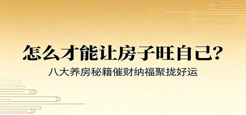 付费文章《怎么才能让房子旺自己？》八大养房秘籍催财纳福聚拢好运-hcnxn